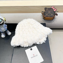 BUCKET HAT IN WHITE FLEECE 435040