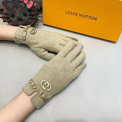 GLOVES IN ECRU BEIGE CASHMERE 460078