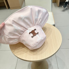 CELINE 25S BUCKET BOW HAT 733401 IN BABY PINK
