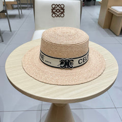 WIDE BRIM HAT MODEL 652231 IN NATURAL WOVEN STRAW
