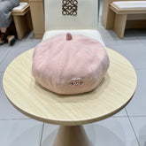 BERET HAT PINK WITH LOGO 672661