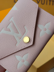VICTORINE WALLET 12 IN LIGHT PINK MONOGRAM EMPREINTE CALFSKIN