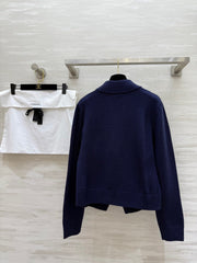 CHANEL 25S BOW EMBELLISHED KNITTED PULLOVER 274