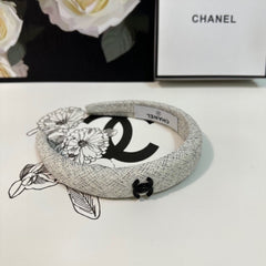 WHITE TWEED HAIRBAND 124640