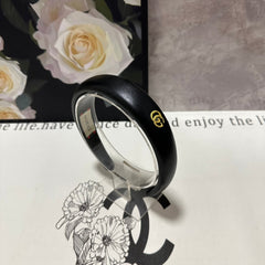 HEADBAND IN BLACK SHINY LAMBSKIN 406128