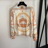 HERMES 25S LONG-SLEEVE KNIT SWEATER 273