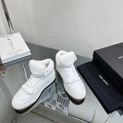 SL SL/80 MID-TOP SNEAKER WHITE CALFSKIN