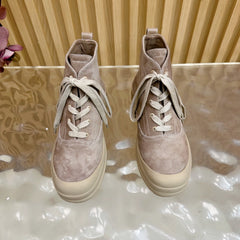 HM 25S KOOLER ANKLE BOOTS IN DUSTY BEIGE SUEDE