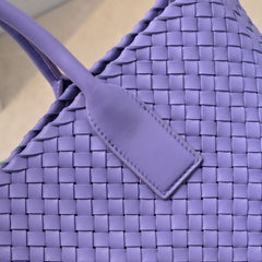 Large Cabat 45cm Purple Lambskin Ghw