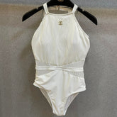 CC BIKINI SWIMSUIT SET IN WHITE 573555