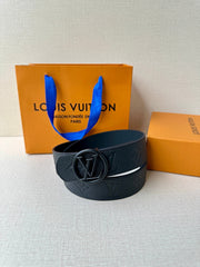 LV 25S BELT 40 MM IN BLACK CALFSKIN 593264