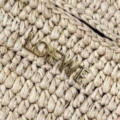 LOEWE 25S PUZZLE FOLD BAG 31 IN NATURAL CALFSKIN SHOULDER STRAP