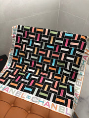 CHANEL 25S SCARF 90 IN SILK 704583