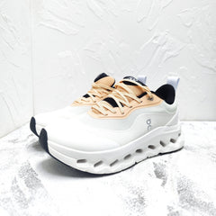 CLOUDTILT 2.0 SNEAKER PALE GRAY MIX PALE ORANGE CALFSKIN AND BREATHABLE MESH