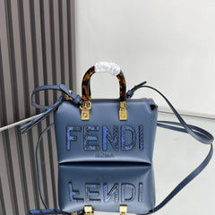 BY THE WAY MINI 18 IN AEGEAN BLUE LAMBSKIN GOLD HARDWARE