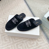 MARLOU MULE IN BLACK SUEDE