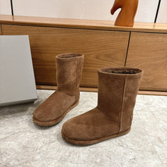 BALENCIAGA 25S ALASKA ANKLE BOOTS IN BROWN SUEDE