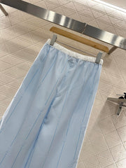 GUCCI STRIPED WIDE-LEG PANTS 276516