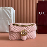 MEDIUM MARMONT MATELASSÉ 26 IN LIGHT PINK CALFSKIN