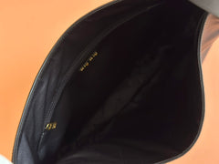 LARGE HOBO TOTE BAG 60 IN BLACK CALFSKIN