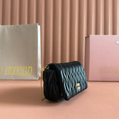 MATELASSÉ NAPPA LEATHER MINI BAG 18 BLACK