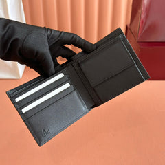 GUCCI 25S MARMONT WALLET BAG 11 IN BLACK CALFSKIN SILVER HARDWARE