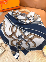 HERMES 25S SCARF 140 IN CASHMERE SILK 854537