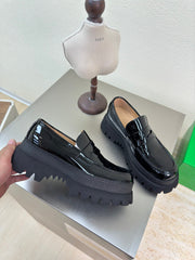 HADDOCK MOCCASIN IN BLACK PATENT CALFSKIN