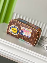 COMPARTMENTS 24 IN BROWN MONOGRAM CANVAS WITH GOLD LOCK