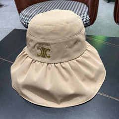 CELINE 25S BUCKET HAT 734982 IN BEIGE