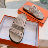 EXTRA SANDAL IN NUDE BEIGE SUEDE