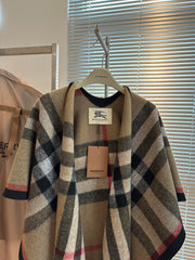 BURBERRY 25S PLAID KNIT JACKET 0030