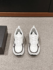 CC CLASSIC SNEAKER IN WHITE MIX BLACK LAMBSKIN