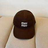 MM BASEBALL CAP IN BROWN KHAKI FABRIC STYLE 6