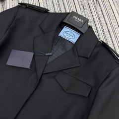 PRADA 25S LONGLINE BLAZER 348