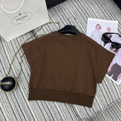 PRADA 25S SHORT-SLEEVE CREW NECK SWEATSHIRT SET 351