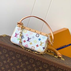 POCHETTE ACCESSOIRES BAG 22 IN MULTICOLOR MONOGRAM CANVAS AND COWHIDE