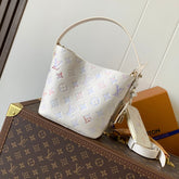 LV 25S ALL IN BB BAG 18 IN CREAM DREAM EMBOSSED TEXTURED CALFSKIN