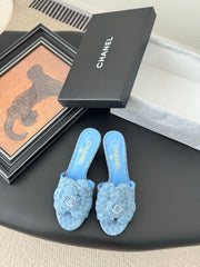 HIGH HEELS CAMELLIA IN SKY BLUE DENIM