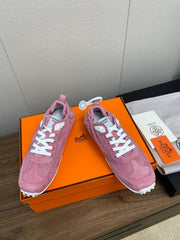 SKATEBOARD SHOES DARK PINK SUEDE