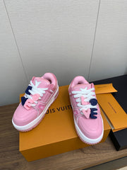 LV TRAINER IN LIGHT PINK CALFSKIN
