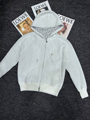 DIOR 25S HOODED KNIT JACKET STYLE 370