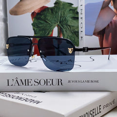 PANTHÈRE SQUARE FRAME SUNGLASSES 543534 IN METAL