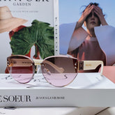 LOGO SUNGLASSES 513011 IN WHITE ACETATE