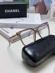 SQUARE SUNGLASSES 632881 IN GRAY CLEAR ACETATE