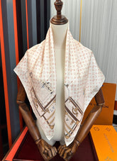 LV SCARF 90 CM IN SILK 719908