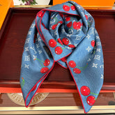 LV SCARF 90 CM IN SILK 04