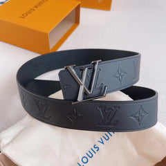 LV 25S BELT 40 MM IN BLACK CALFSKIN 593217