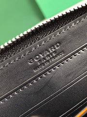 MATIGNON MINI WALLET 11 IN BLACK GOYARDINE CANVAS AND CALFSKIN