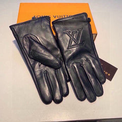 LV GLOVES IN BLACK LAMBSKIN 467961